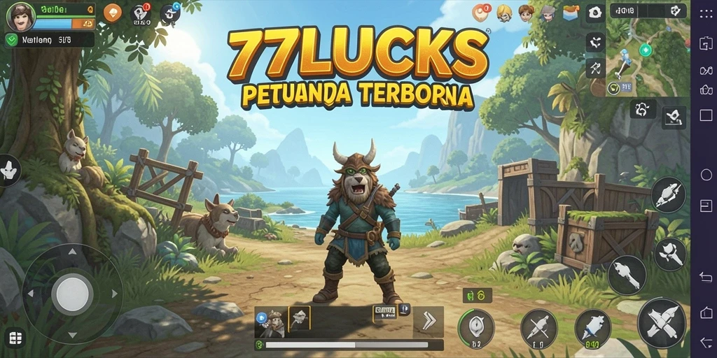 Gameplay Open World yang mendebarkan di dunia 77LUCKS.