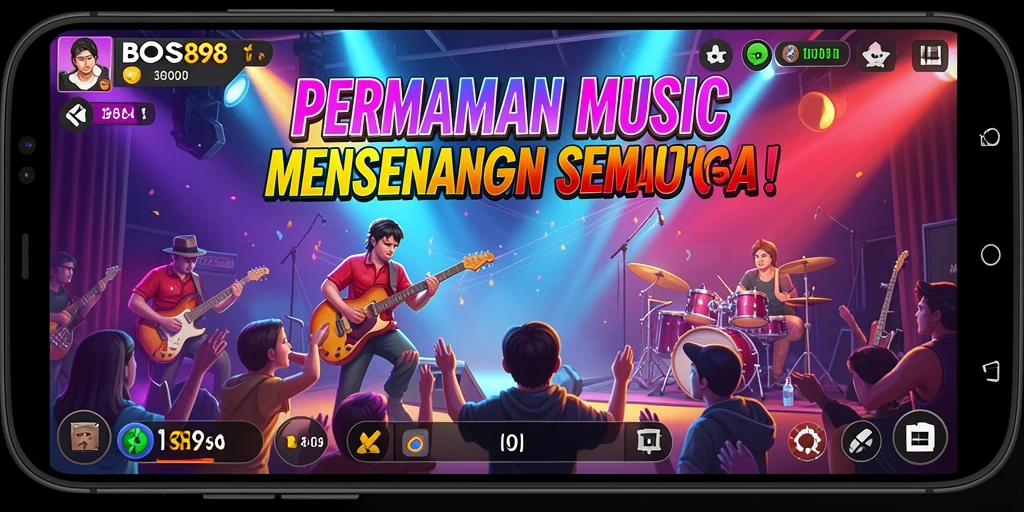 Screenshot utama BOS898 menampilkan gameplay yang interaktif dan menarik.
