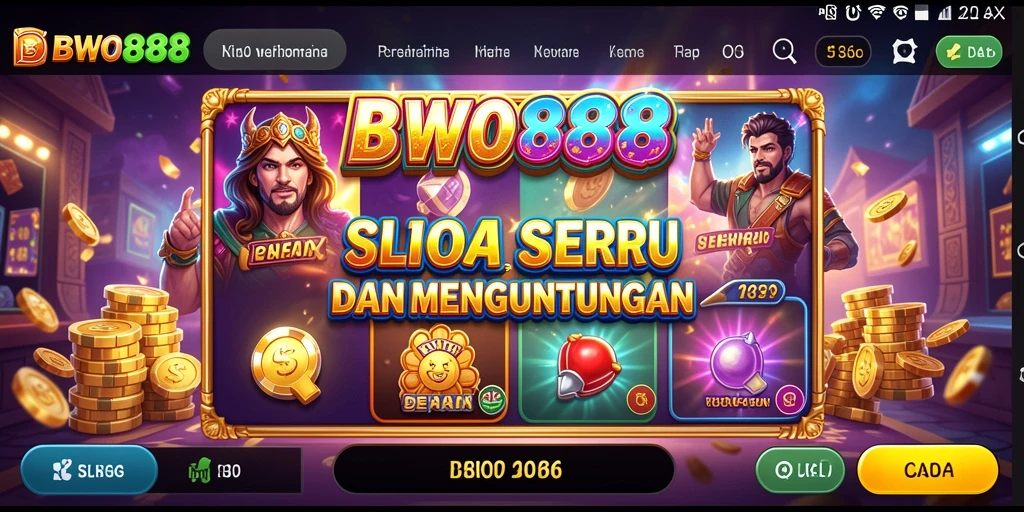 Tampilan gameplay seru dari BWO888 yang memikat pemain Slot.