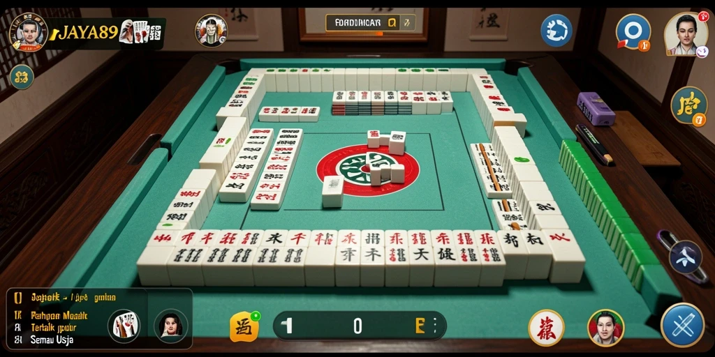 Screenshot utama JAYA89 menampilkan gameplay Mahjong yang menarik.