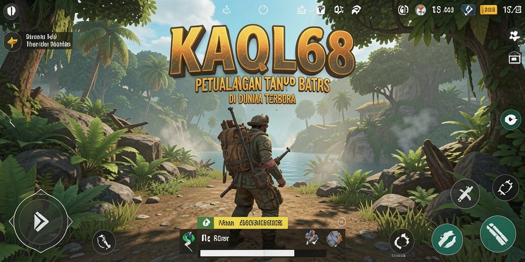 Screenshot menampilkan aksi gameplay seru di dunia terbuka KAOL68.