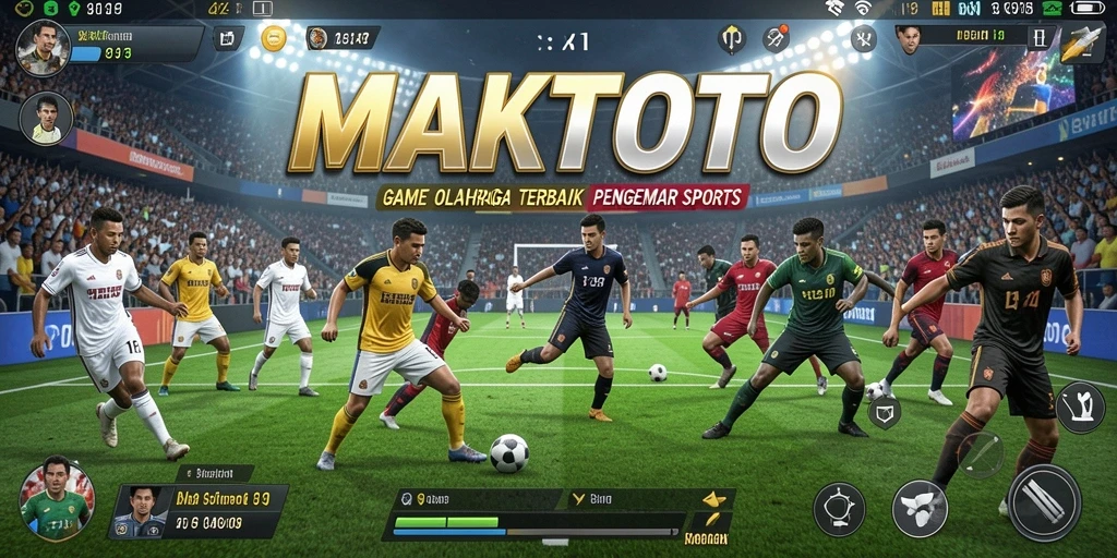 Tampilan gameplay seru dalam MAKTOTO dengan pemain bersaing.