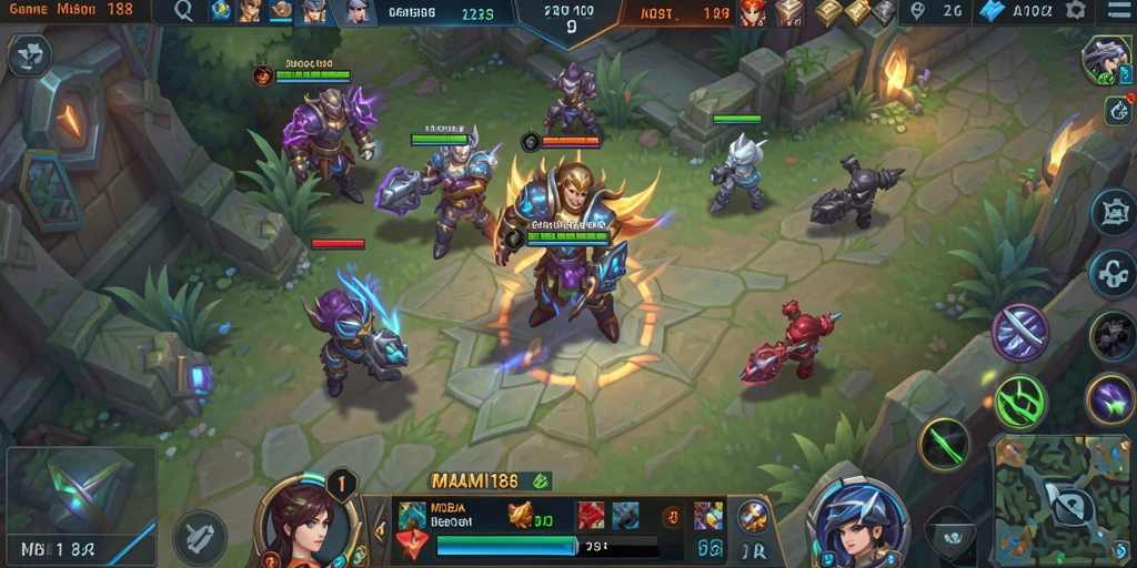 Gameplay seru MAMI188 dalam pertarungan MOBA yang menegangkan.
