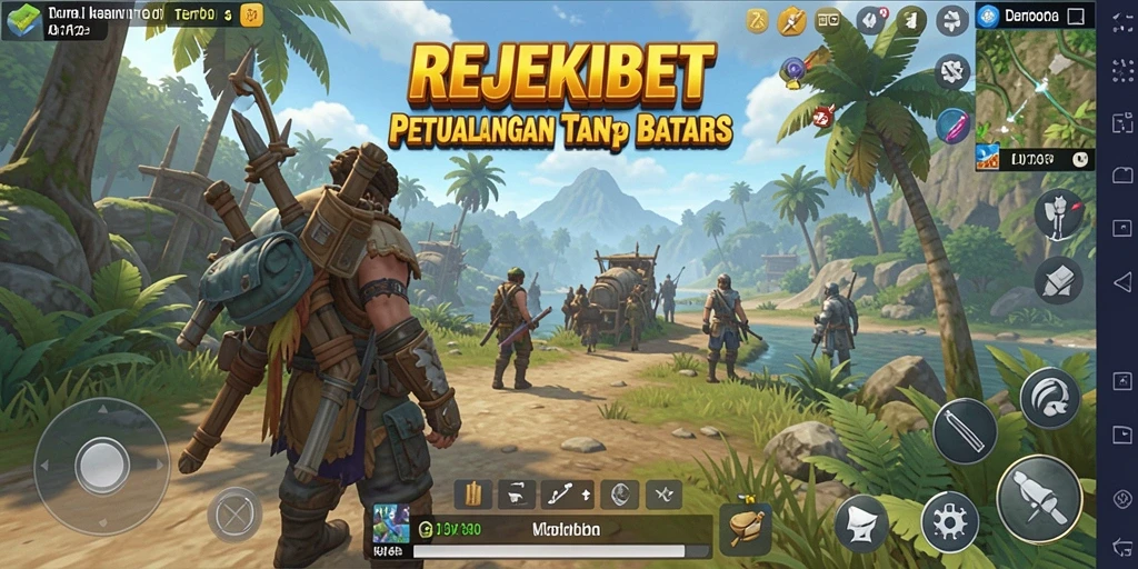 Tampilan gameplay yang menakjubkan dalam dunia terbuka.